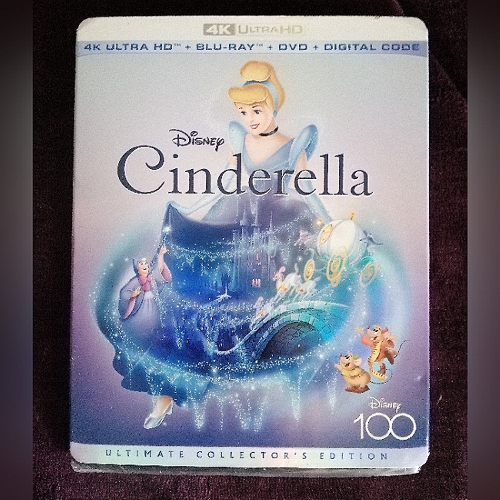 Cinderella Ultimate Collector's Edition Blu Ray Dvd Digital Code